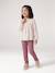 Blouse fille manches smockées ivoire+vanille+vert sauge - vertbaudet enfant 