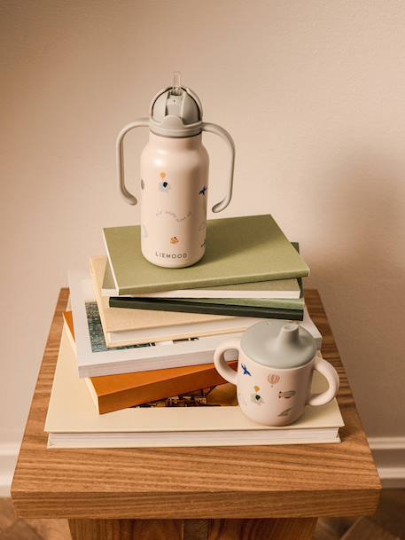 Tasse d'apprentissage Neil - bleu foncé+bleu grisé+rose+rose pâle+rose poudré+sable - vertbaudet enfant 
