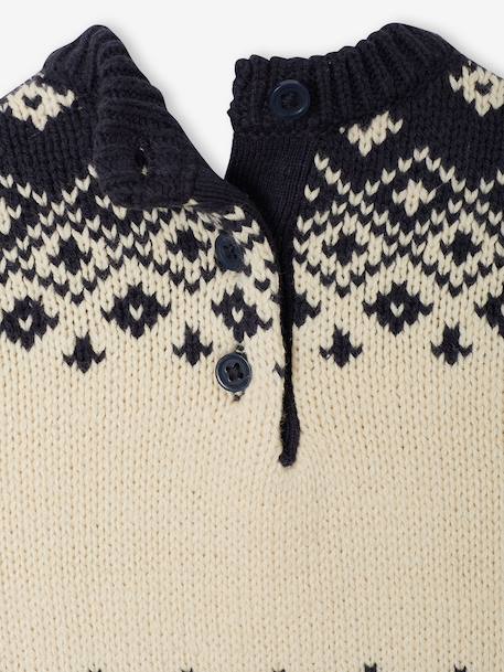 Kersttrui babyjongen marineblauw - vertbaudet enfant 