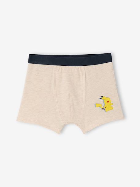 Set van 5 POKEMON boxers gemêleerd beige - vertbaudet enfant 