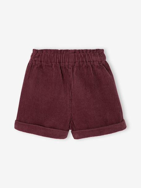 Babyshort voor meisjes pruim - vertbaudet enfant 