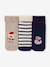 Lot de 5 chaussettes bébé noël marine - vertbaudet enfant 