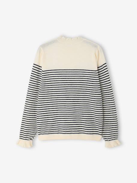 Pull Léopard Capsule Famille écru - vertbaudet enfant 