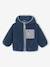 Baby jongens sherpajack met capuchon blauw - vertbaudet enfant 