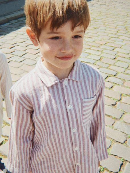 Chemise ELY rouge - vertbaudet enfant 