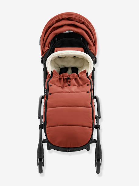 Chancelière poussette YOYO5 noir+taupe+terracotta - vertbaudet enfant 