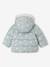 Doudoune bébé fille à capuche bleu glacier+rose poudré - vertbaudet enfant 