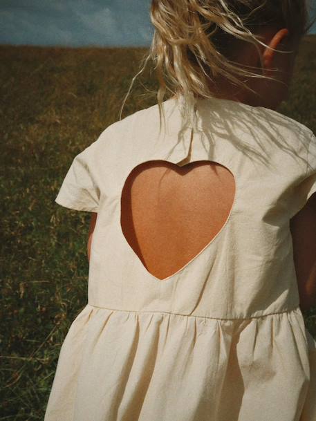 Robe Hearly jaune - vertbaudet enfant 