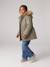 3-in-1 parka met capuchon meisje DARK GREEN+kaki+PURPLE DARK+salie+zwart - vertbaudet enfant 