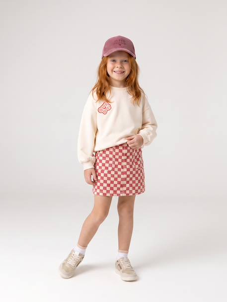 Jupe courte fille rose bonbon - vertbaudet enfant 