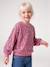 Sweat fille à sequins mauve+turquoise - vertbaudet enfant 