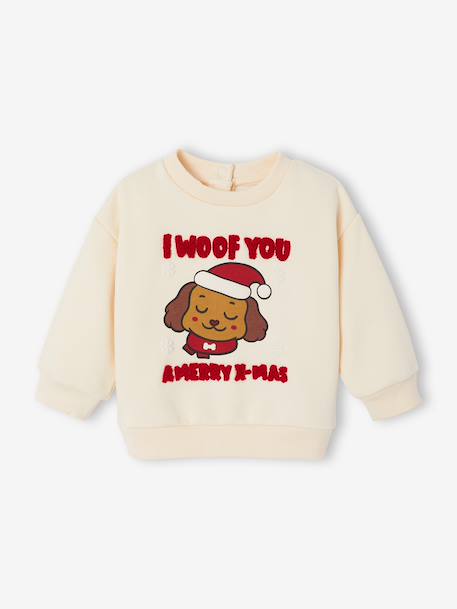 Kerstsweater baby jongen vanille - vertbaudet enfant 