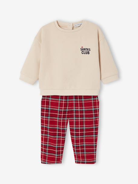 Baby pyjama Capsule Family rood - vertbaudet enfant 