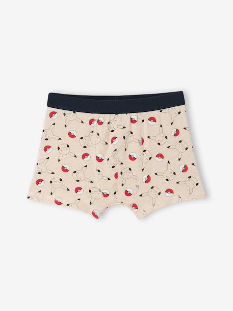 Lot de 5 boxers Pokemon beige chiné - vertbaudet enfant 
