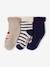 Lot de 5 chaussettes bébé noël marine - vertbaudet enfant 