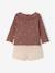 Set babymeisje shirt en short chocoladebruin - vertbaudet enfant 