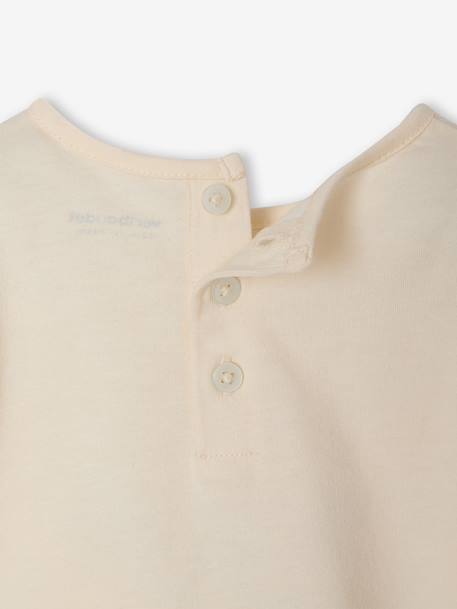 T-shirt manches longues bébé fille écru - vertbaudet enfant 