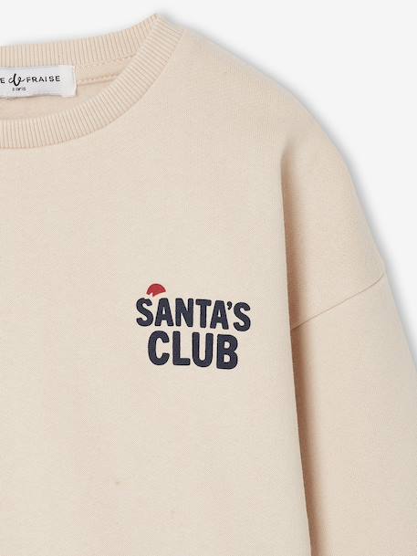 Meisjespyjama sweatshirt en flanel rood - vertbaudet enfant 