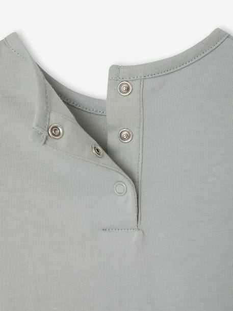 Babyshirt met lange mouwen ijsblauw - vertbaudet enfant 