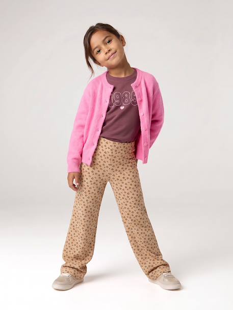 Gilet fille manches longues bleu+bordeaux+rose - vertbaudet enfant 