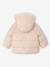 Doudoune bébé fille à capuche bleu glacier+rose poudré - vertbaudet enfant 