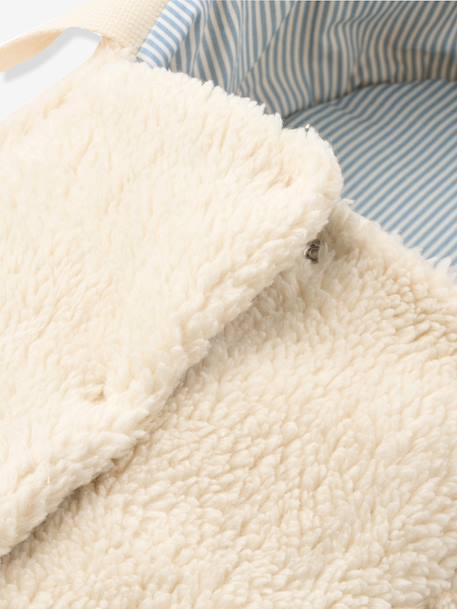 Melisse couffin sherpa blanc - vertbaudet enfant 