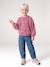 Sweat fille à sequins mauve+turquoise - vertbaudet enfant 