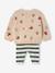 Babyset jongen trui en broek gemêleerd beige - vertbaudet enfant 