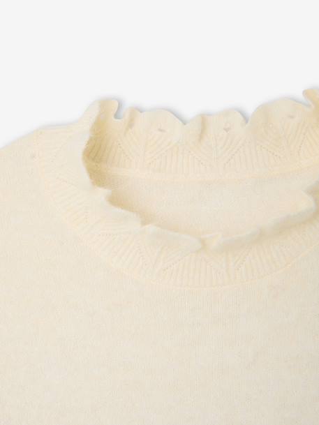 Gestreepte trui Capsule Family ecru - vertbaudet enfant 
