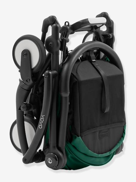 Pack nouveau-né poussette YOYO5 noir+pêche+taupe+terracotta+vert sapin - vertbaudet enfant 