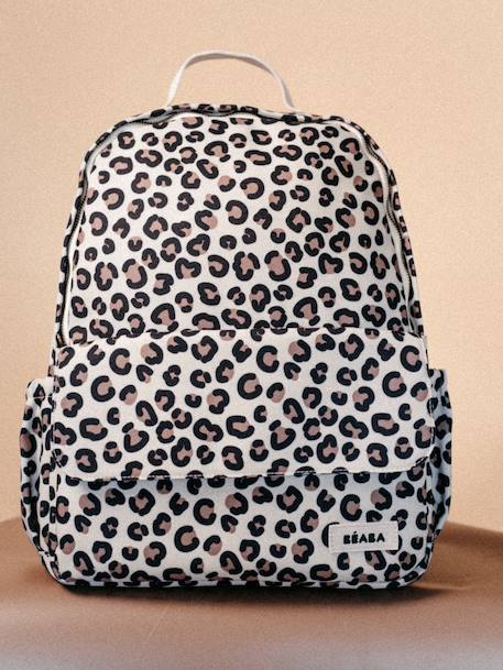 Sac à dos à langer Tokyo beige imprimé+bleu jean+kaki+marron imprimé+ocre - vertbaudet enfant 