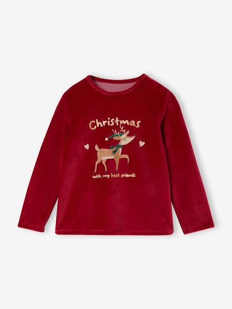 Meisjeskerstpyjama rood - vertbaudet enfant 