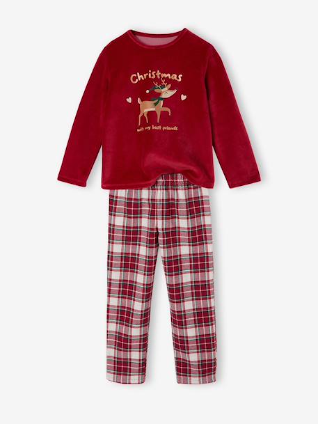 Meisjeskerstpyjama rood - vertbaudet enfant 