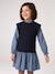 Robe 2 en1 fille marine - vertbaudet enfant 