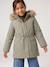 3-in-1 parka met capuchon meisje DARK GREEN+kaki+PURPLE DARK+salie+zwart - vertbaudet enfant 
