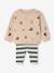 Babyset jongen trui en broek gemêleerd beige - vertbaudet enfant 