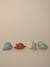 Set van 4 badspeeltjes Sealife - MUSHIE groen+lichtgroen+meerkleurig - vertbaudet enfant 