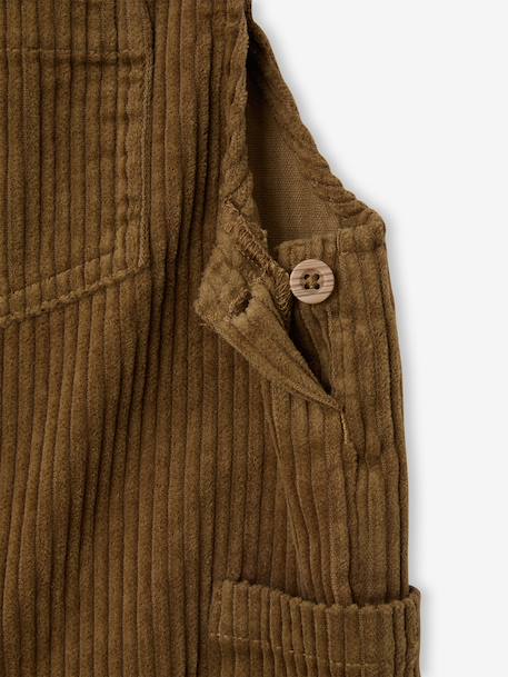 Ensemble salopette chemise bébé garçon olive - vertbaudet enfant 