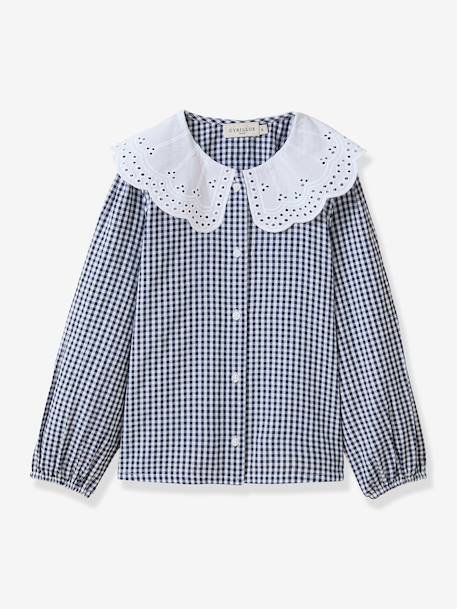 Fille-Chemise, blouse, tunique-Chemise vichy