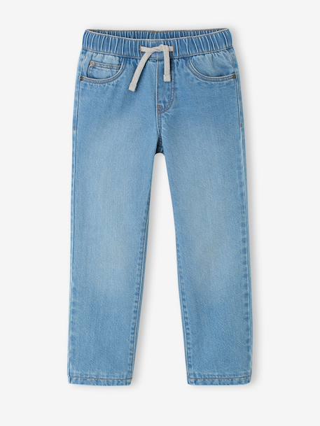 Jean large enfant garçon doublure polaire double stone - vertbaudet enfant 