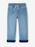 Wijde jeans met fleecevoering jongen double stone - vertbaudet enfant 