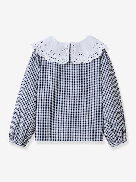 Vichy blouse CYRILLUS blauw - vertbaudet enfant 