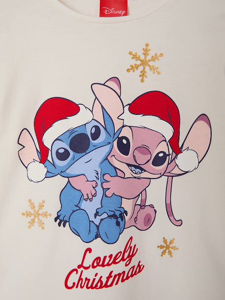 Kerstpyjama Stitch voor meisjes rood - vertbaudet enfant 