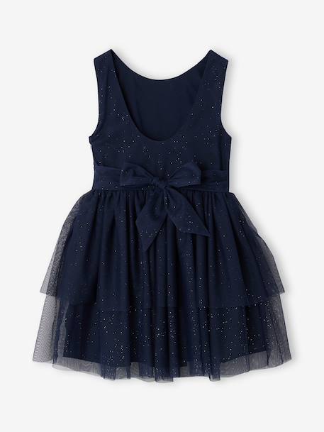 Ensemble robe et gilet enfant fille marine - vertbaudet enfant 