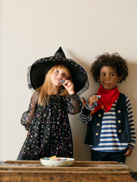 Heksenkostuum voor Halloween zwart - vertbaudet enfant 