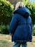 Parka réversible enfant fille kaki+marine - vertbaudet enfant 