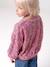 Sweat fille à sequins mauve+turquoise - vertbaudet enfant 