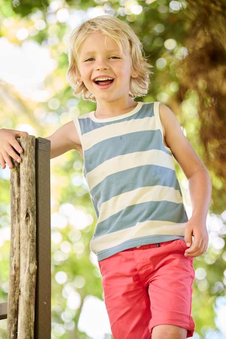 Lot de 2 débardeurs garçon lot jaune - vertbaudet enfant 