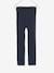 Leggings maille polaire fille bleu+gris chiné+gris perle+mauve+noir - vertbaudet enfant 