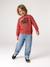 Sweat col rond garçon marine+tomette - vertbaudet enfant 